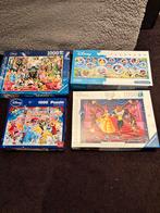 Disney Puzzels Compleet - 4 Stuks, Ophalen, 500 t/m 1500 stukjes, Zo goed als nieuw, Legpuzzel