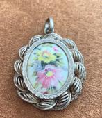 Antiek zilver broch italy - 925 zilver silver, Ophalen of Verzenden, Zilver