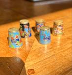 5 Cloisonne Vingerhoedjes met Vogels, Ophalen of Verzenden, Zo goed als nieuw