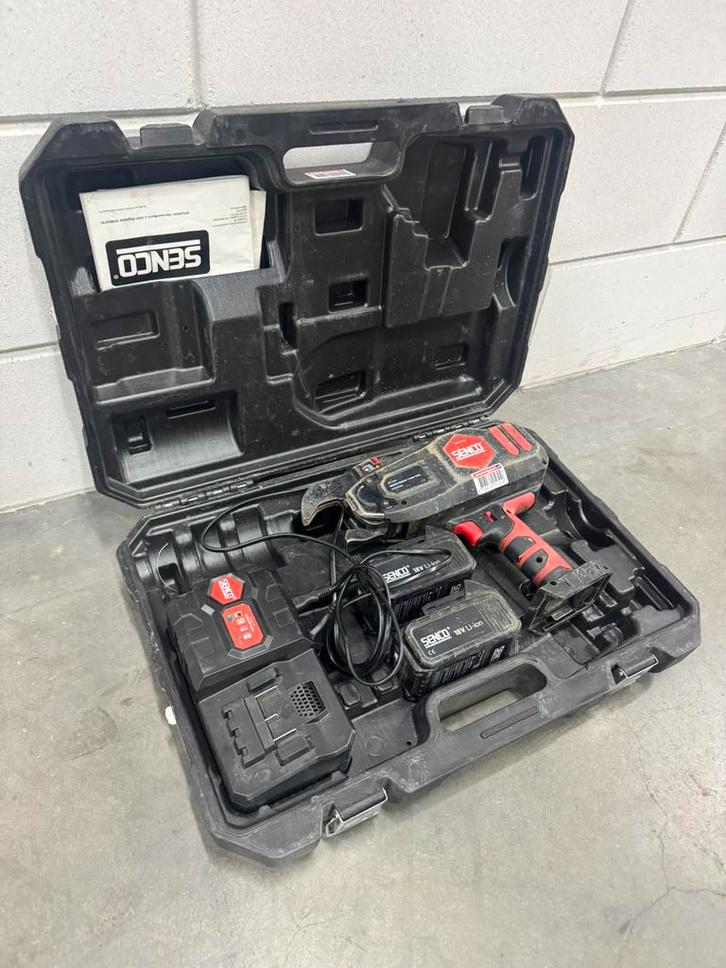 Senco SRT40 Vlechtmachine (tjep EP 40), Doe-het-zelf en Verbouw, Gereedschap | Overige machines, Gebruikt, Ophalen of Verzenden