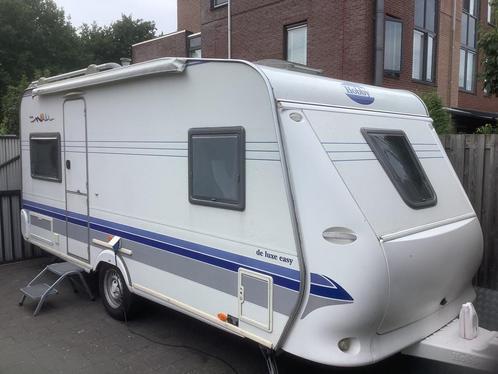 Te koop, mooie Hobby 460 de luxe easy uit 2004, Caravans en Kamperen, Caravans, Particulier, tot en met 4, 750 - 1000 kg, Rondzit