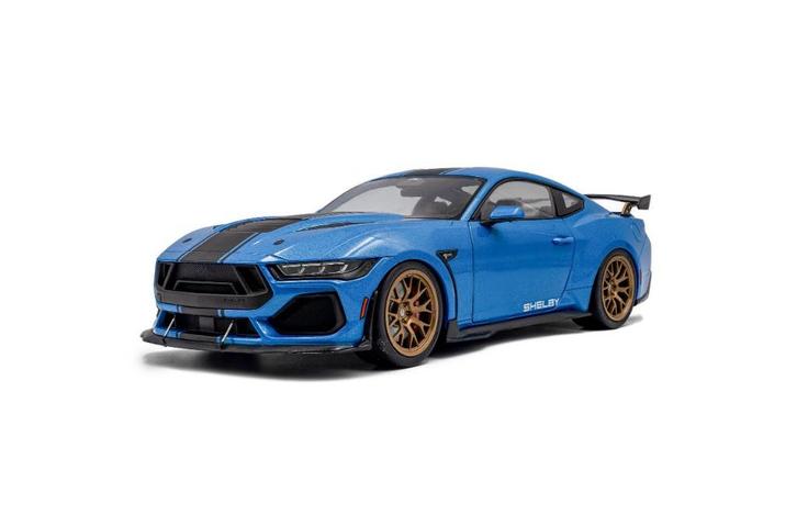 1:18 Ford Mustang Shelby Super Snake  – 2025 – Grabber Blauw, Hobby en Vrije tijd, Modelauto's | 1:18, Nieuw, Auto, Solido, Ophalen of Verzenden