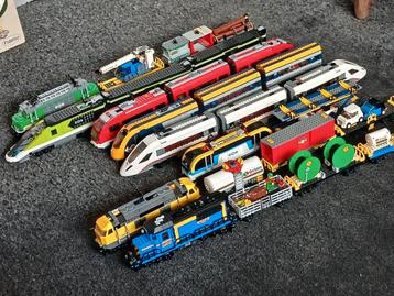 8 lego treinen beschikbaar voor biedingen