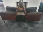 2 Gelderland 6540 fauteuils, Huis en Inrichting, Ophalen of Verzenden, Zo goed als nieuw, 50 tot 75 cm, Leer