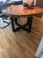 Stoelen en ronde tafel, Ophalen, Gebruikt, 100 tot 150 cm, Vier personen