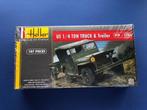 Heller	81105	US 1/4 Ton Truck &Trailer	1/35, Italeri, 1:32 tot 1:50, Nieuw, Ophalen of Verzenden