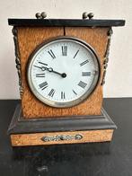 Goed lopende oude Franse R&C tafel klok 15/16.5 cm, Ophalen of Verzenden