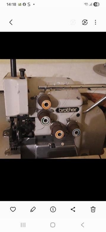 Industriële Brother Lockmachine beschikbaar voor biedingen