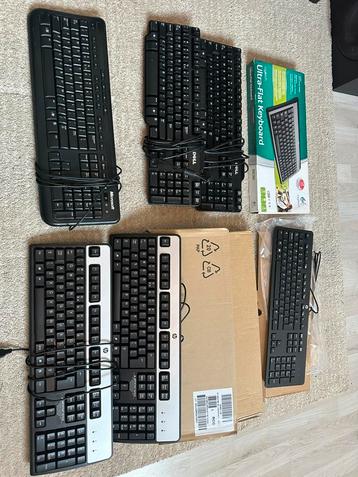 Diversen toetsenborden HP/Logitech/Microsoft/Dell beschikbaar voor biedingen