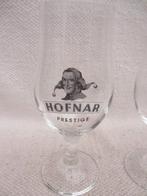 Drie HOFNAR bierglazen, Verzamelen, Biermerken, Ophalen of Verzenden, Gebruikt, Glas of Glazen, Overige merken