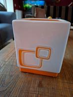 Vintage Oranje Bloempot met Retro Design, Ophalen of Verzenden, Zo goed als nieuw