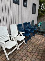 7 tuinstoelen waaronder Hartman, Ophalen, Zo goed als nieuw, Kunststof