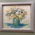 Aquarel Vaas met bloemen. ( gekocht bij Kunsthandel Koch ), Ophalen