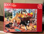Puzzel puppies. Jumbo 1000. 4e gratis, Ophalen of Verzenden, 500 t/m 1500 stukjes, Zo goed als nieuw, Legpuzzel