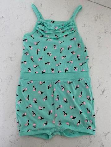 Zomer jumpsuit mint groen maat 74 | babykleding meisje beschikbaar voor biedingen