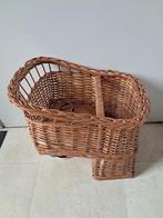 Retro vintage rieten poppen fiets stoeltje met bevestiging, Ophalen of Verzenden, Zo goed als nieuw