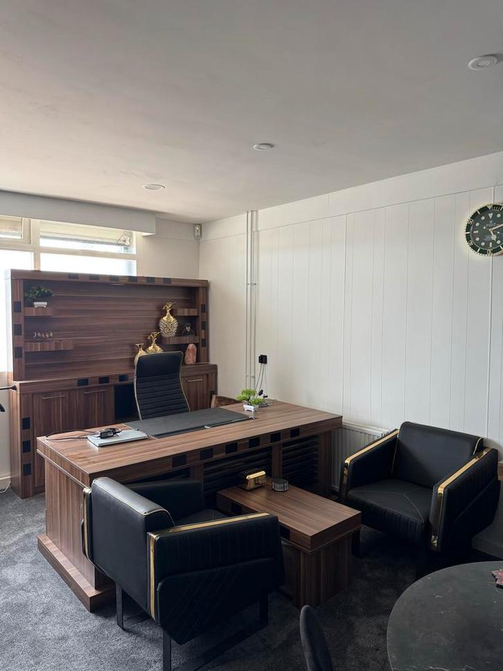Kantoor meubelset super luxe nieuw en ongebruikt, Huis en Inrichting, Bureaus, Zo goed als nieuw, Bureau, Ophalen