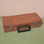Vintage cassettebandjes koffer lichtbruin 24 stuks, Gebruikt, 2 t/m 25 bandjes, Overige genres, Ophalen of Verzenden