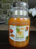 YANKEE CANDLE geurkaars "CALAMANSI COCKTAIL" Large Jar, Overige materialen, Overige kleuren, Nieuw, Ophalen of Verzenden