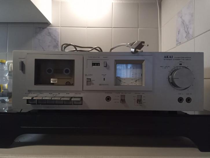 Akai cassettedeck CS-MO1A, Audio, Tv en Foto, Cassettedecks, Enkel, Akai, Auto-reverse, Ophalen of Verzenden