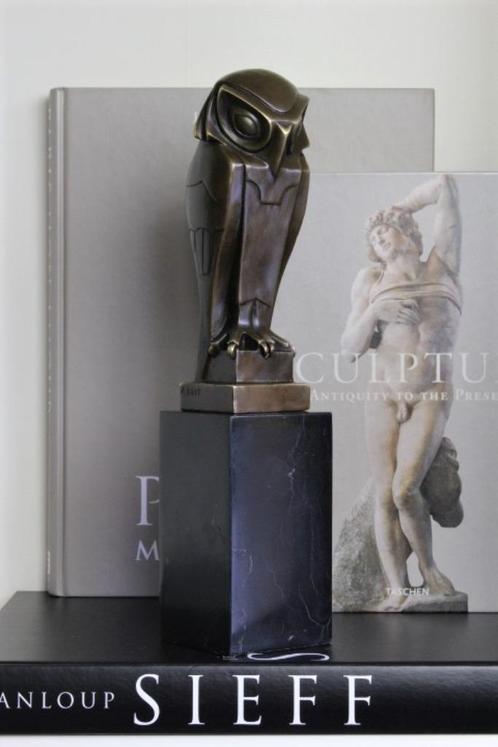 Bronzen Art Deco Uil Beeld naar Altorf Amsterdamse School, Antiek en Kunst, Kunst | Beelden en Houtsnijwerken, Verzenden