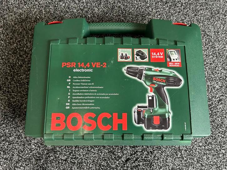 Bosch PSR 14.4 VE-2 Accuboormachine, Doe-het-zelf en Verbouw, Gereedschap | Boormachines, Gebruikt, Boor- en Schroefmachine, Minder dan 400 watt