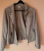 Zandkleurig IN FRONT damesjasje met studs, Overige kleuren, Zo goed als nieuw, Ophalen, Maat 38/40 (M)