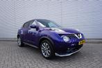 Nissan Juke 1.2 DIG-T S/S Connect Edition Climate / Navi / C, Auto's, Nissan, Voorwielaandrijving, Blauw, Origineel Nederlands