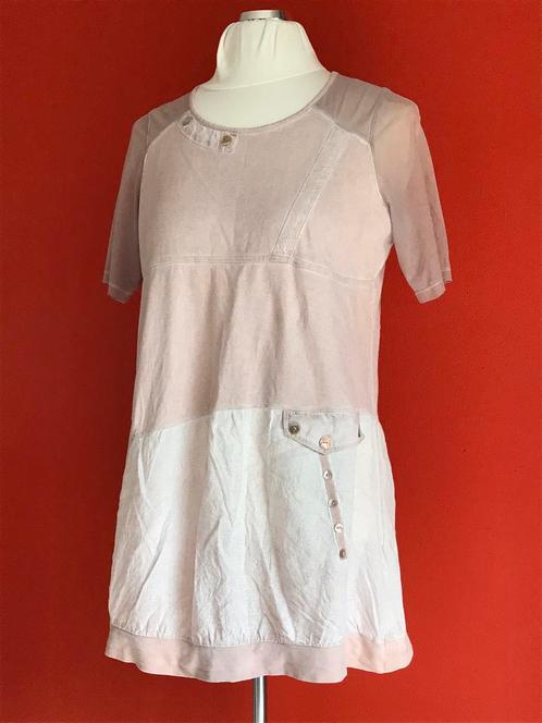 X-two oudroze tuniek maat 0 (44/46), Kleding | Dames, Blouses en Tunieken, Zo goed als nieuw, Ophalen of Verzenden