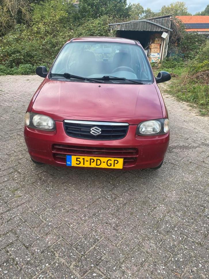 Suzuki Alto 1.1 16V 5d AGS 2004 Rood, Auto's, Suzuki, Particulier, Alto, Airbags, Elektrische ramen, Radio, Trekhaak, Benzine