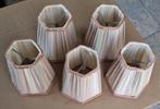 5 stoffen lampenkappen met clipsluiting, Ophalen of Verzenden, Rond, Minder dan 25 cm