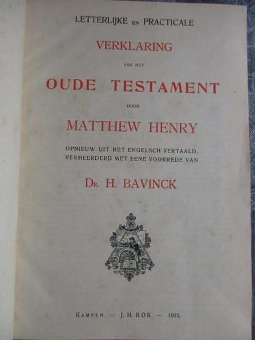 Matthew Henry - verklaring Oude Testament Jesaja - Klaaglied, Boeken, Godsdienst en Theologie, Gelezen, Christendom | Protestants