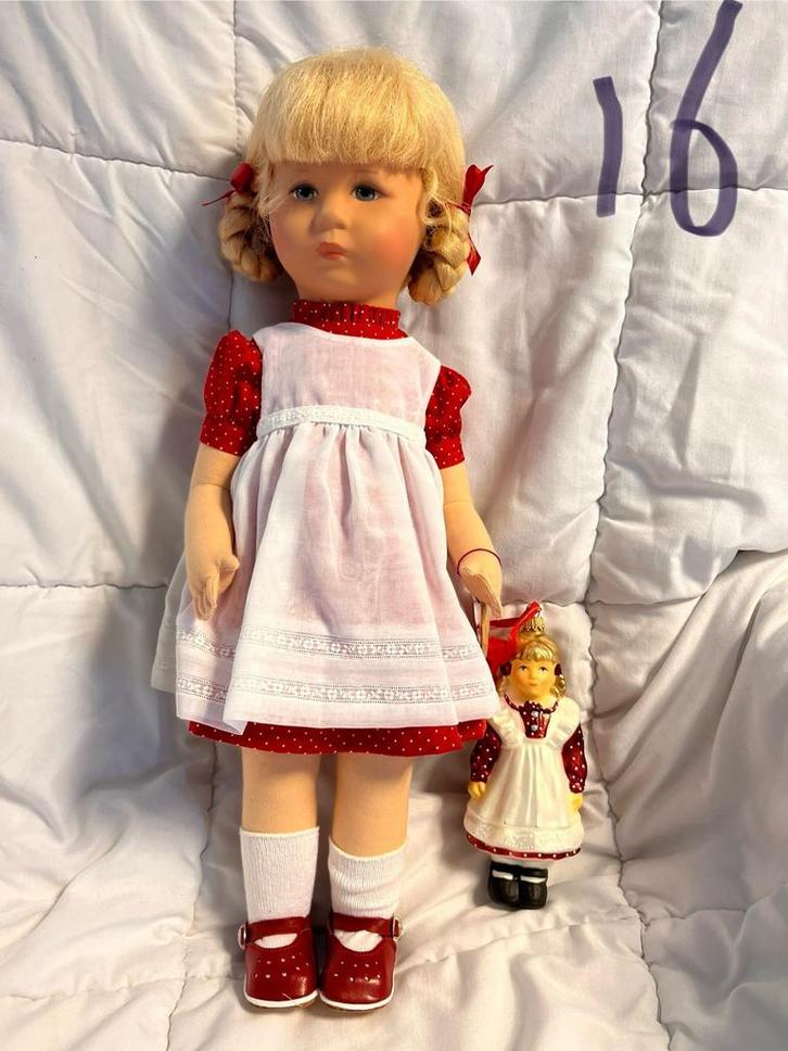 Kathe Kruse Mimerle Jubileumeditie Pop + MiniPopje Setje 16, Verzamelen, Poppen, Nieuw, Pop, Ophalen of Verzenden