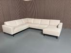 GRATIS LEVERING U-bank Beige 350x265x160 SHOWROOMMODEL, Hoekbank, Ophalen of Verzenden, Vierpersoons of meer, 300 cm of meer