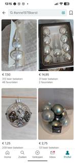 Veel kerstspullen kerstballen vintage glas engeltje etc, Ophalen of Verzenden