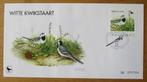 Witte kwikstaart op FDC, 2019, Verzenden, Gestempeld, Dier of Natuur