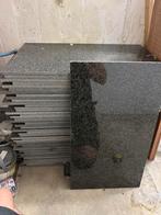 9 m2 zwart graniet tegel vloer 40x70, 60 cm of meer, Graniet, 40 tot 60 cm, Nieuw