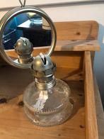 Vintage petroleumlampje met spiegel, Ophalen of Verzenden, Zo goed als nieuw