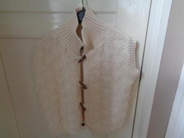 SISSY-BOY mouwloos vest:mt XL + houten houtjetouwtje knopen beschikbaar voor biedingen