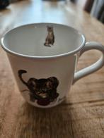 Francien katten mokken, Verzamelen, Ophalen of Verzenden, Zo goed als nieuw, Porselein, Kop en/of schotel