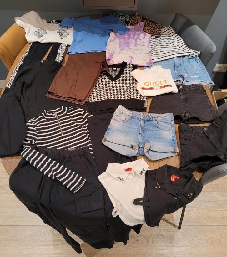 21-delig kledingpakket maat 140-146 H&M, Reinders,, Kinderen en Baby's, Kinderkleding | Maat 140, Zo goed als nieuw, Meisje, Overige typen