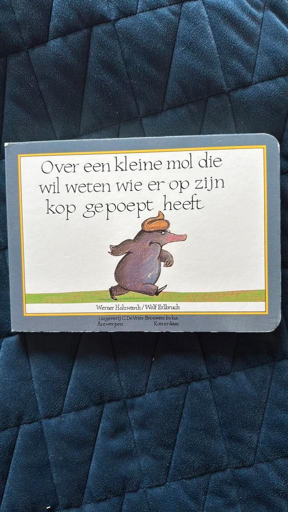 de kleine mol die wil weten wie op zijn kop gepoept heeft, Boeken, Kinderboeken | Jeugd | onder 10 jaar, Gelezen, Fictie algemeen