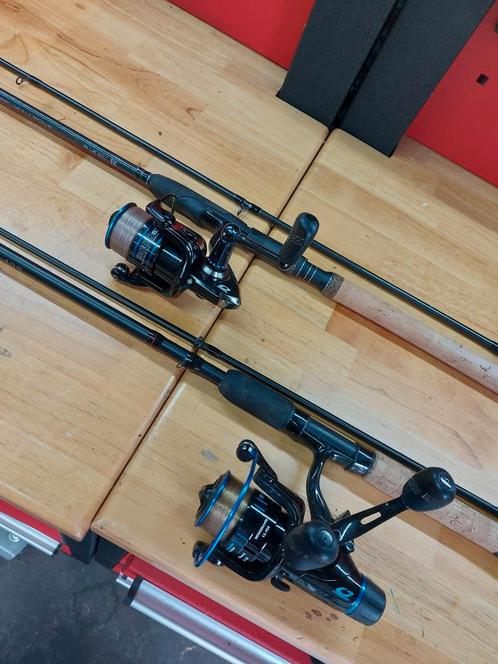 Feederset, Watersport en Boten, Hengelsport | Witvissen, Zo goed als nieuw, Molen, Ophalen