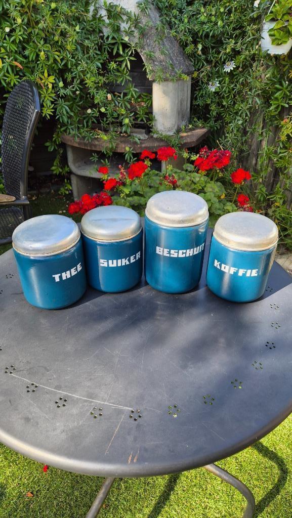 emaille voorraadbussen, Antiek en Kunst, Antiek | Emaille, Ophalen