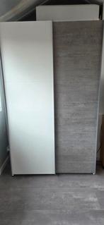 Jysk kledingkast schuifdeuren 120cm, Ophalen, Overige materialen, 100 tot 150 cm, Met hangruimte