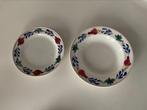 2x boerenbont bord boch + sphinx, Verzenden