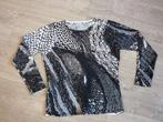 Mooie trui maat M - afgezet met kraaltjes, Ophalen of Verzenden, Zo goed als nieuw, Maat 38/40 (M), Zwart