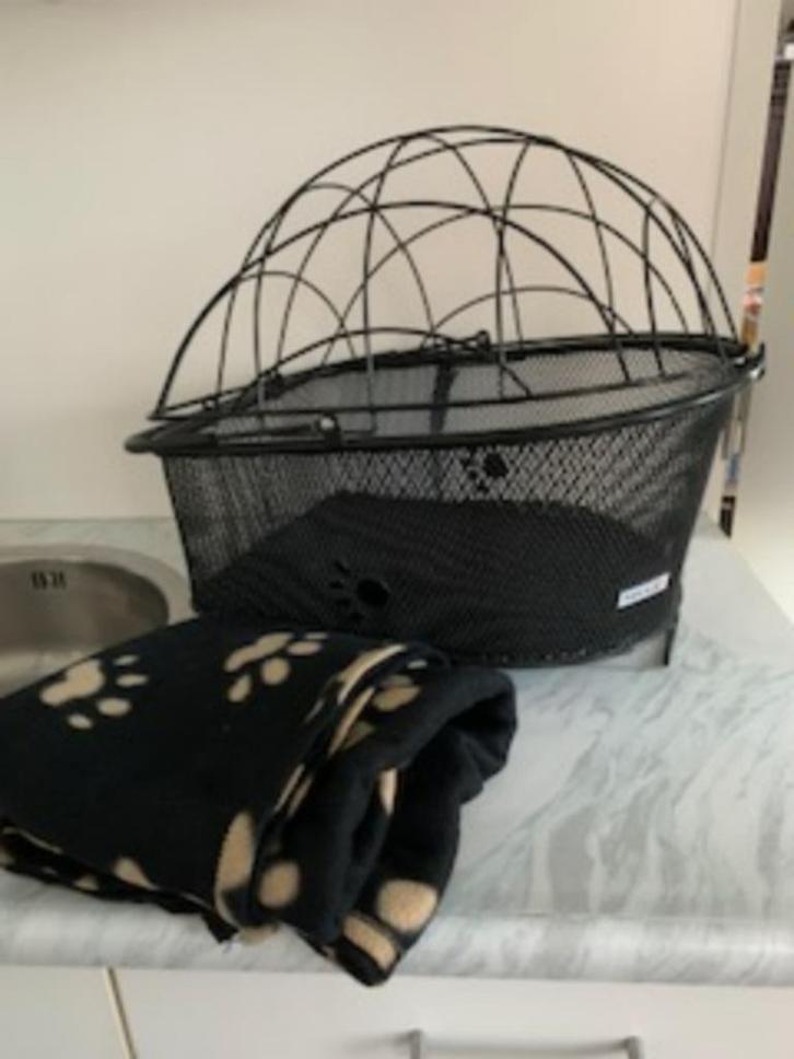 Honden dieren fiets mand + dekentje Maxxus, Fietsen en Brommers, Fietsaccessoires | Fietsmanden, Nieuw, Fietsmand, Ophalen of Verzenden