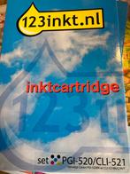 Cartridge canon set PGI-520/CLI-521 canon, Ophalen of Verzenden, Zo goed als nieuw