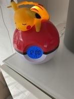 Pokémon Pikachu lamp wekker radio klokradio op 220 volt, Ophalen, Zo goed als nieuw, Digitaal